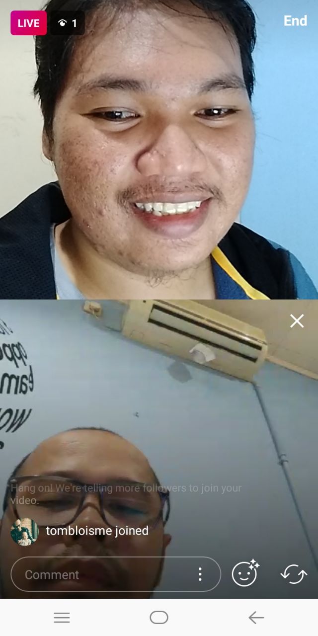 Instagram Live Duet (telset.id | nur chandra)