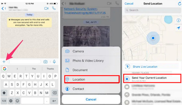 Cara Share Live Location WhatsApp Android iPhone berbagai lokasi wa