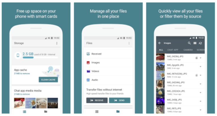Files Go, File Manager untuk Android One