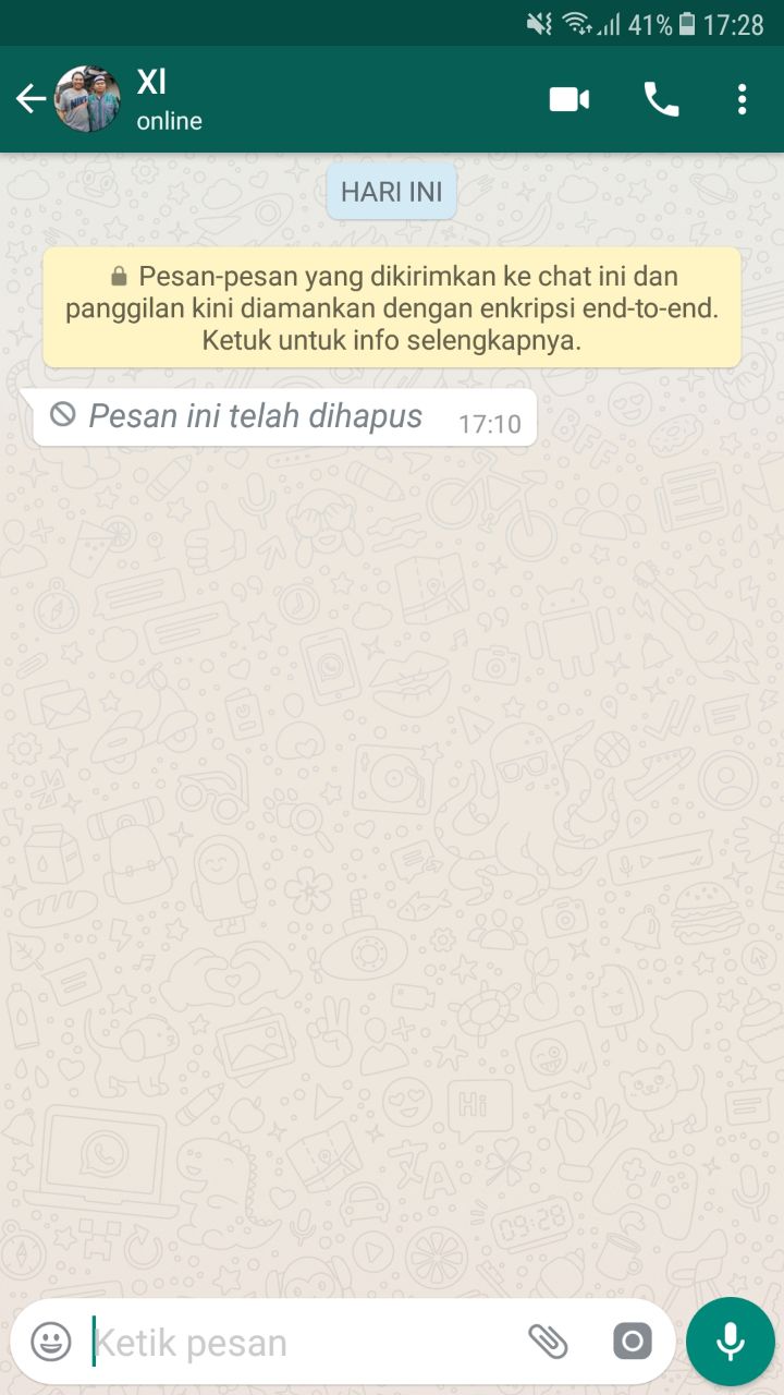 Notification History whatsapp