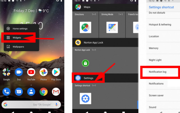 Notification Log whatsapp