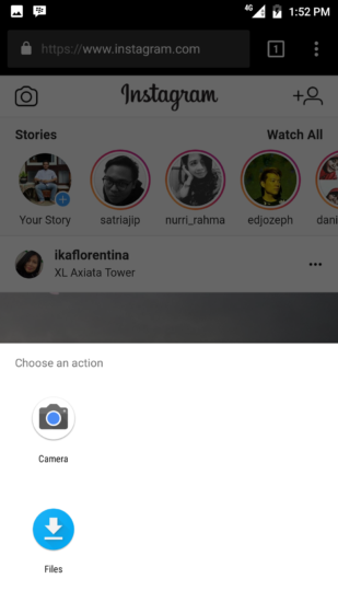 upload instagram story tanpa aplikasi