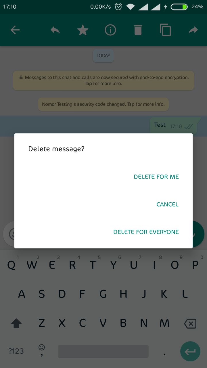 Notification History whatsapp