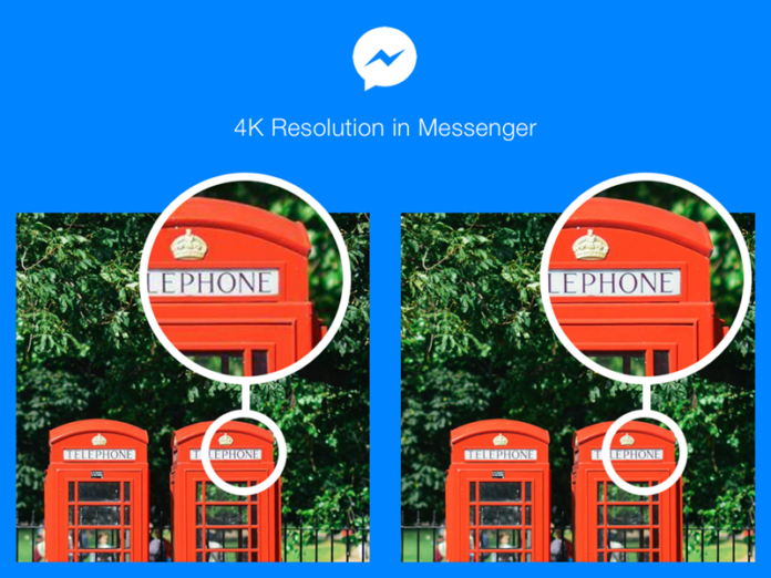 pengguna Facebook Messenger-1 Kirim gambar 4K