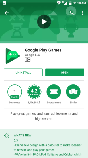 Lihat History Game Android dengan Google Play Games