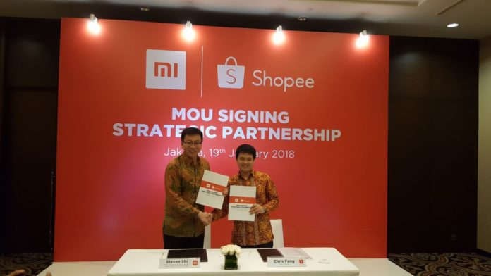 MOU Shopee dan Xiaomi