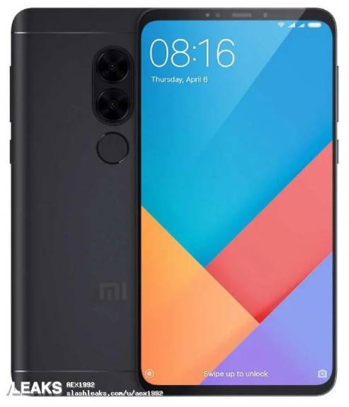 Xiaomi Redmi Note 5 bezel less