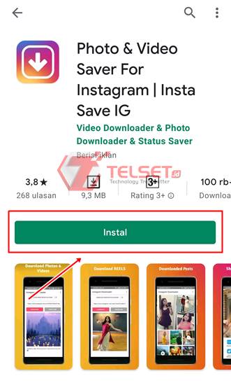 menyimpan postingan ig ke galeri