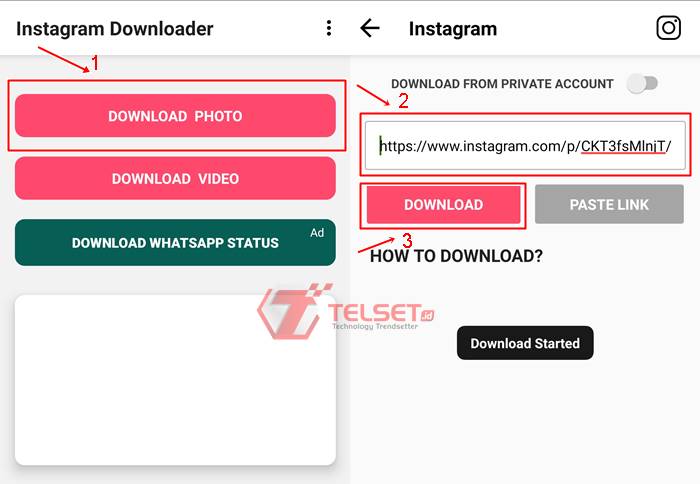 Simpan Postingan Instagram Orang Lain