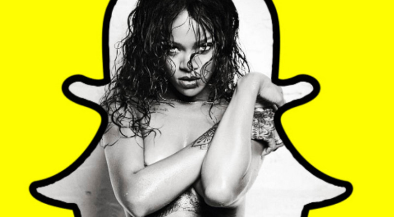 Rihanna Snapchat