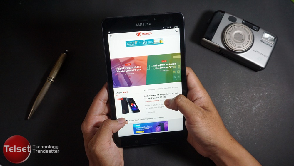 Review Galaxy Tab A 8.0 (2017), Cocok untuk Tugas Ringan