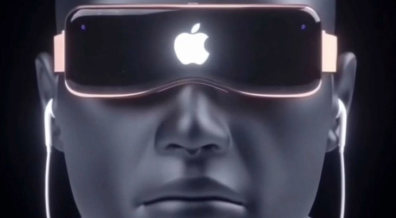 Headset AR VR Apple ilustrasi