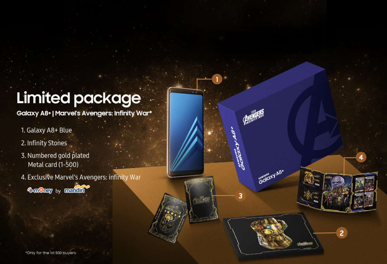 Special Edition Samsung Galaxy A8+ Marvel's Avengers Infinity War