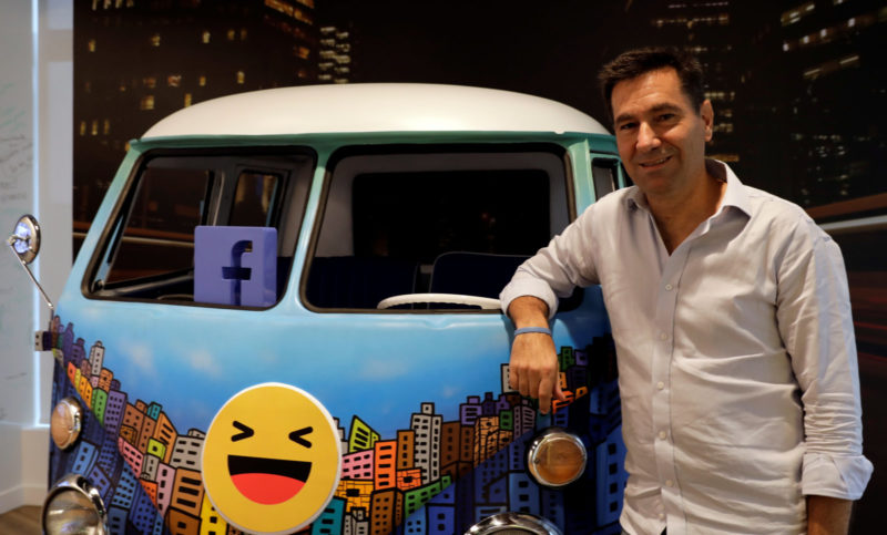 Facebook's VP for Latin America, Dzodan, poses for photograph in Sao Paulo