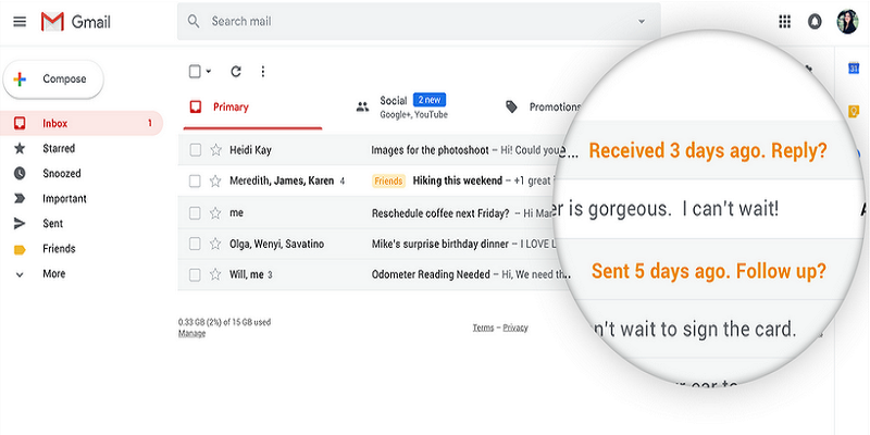 Fitur Baru Gmail Ini Ingatkan Email yang Terlewatkan