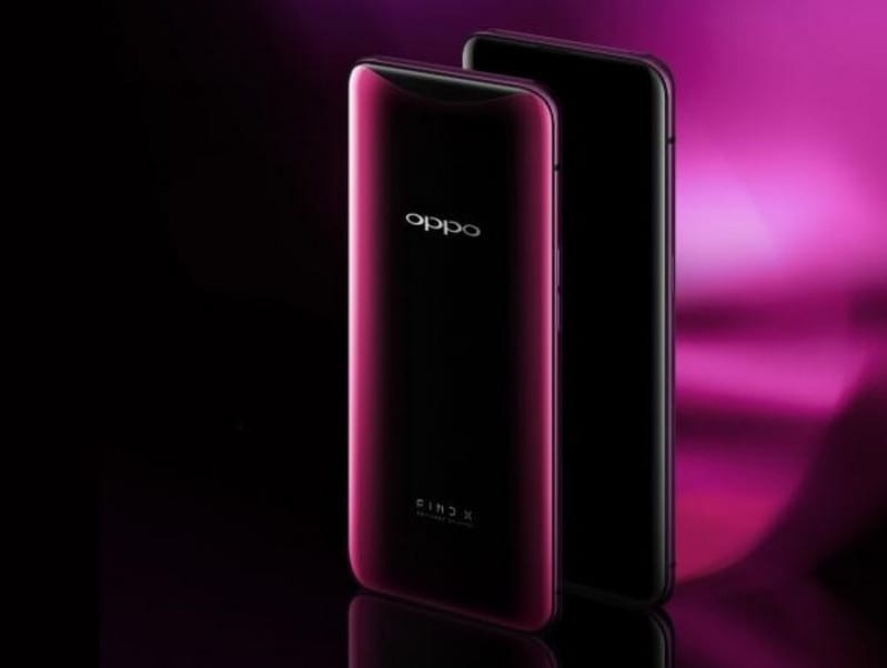 Oppo Find X pink Oppo Find X