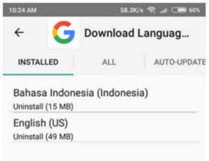 cara voice typing di hp