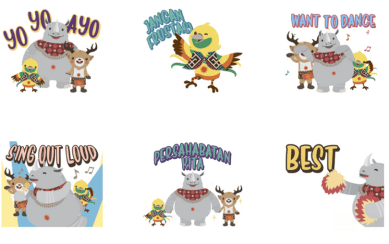 LINE Luncurkan Stiker Bertema Asian Games 2018