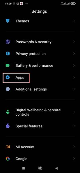 Aktifkan App Lock HP Xiaomi