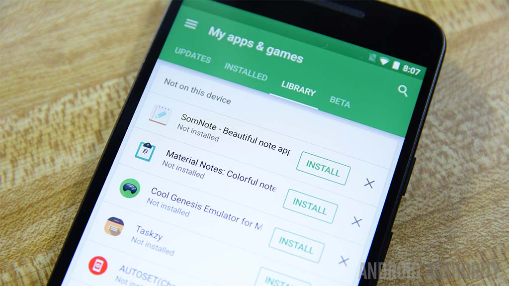Google Play Store uninstall Aplikasi Android