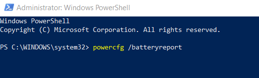 cara membaca battery report windows 10