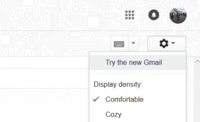 cara mengubah tampilan gmail