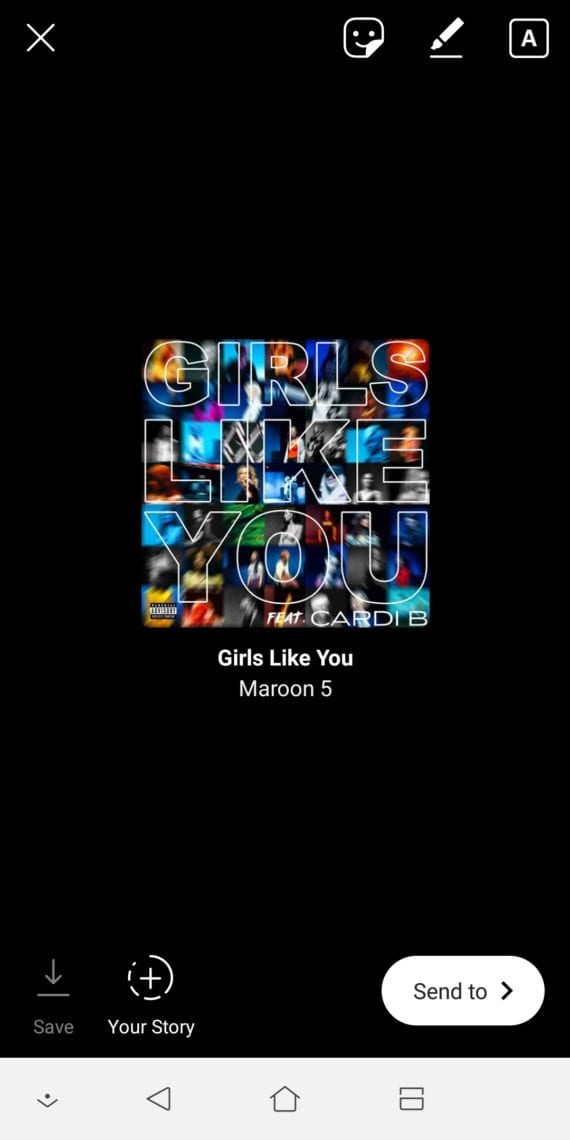 sticker music instagram