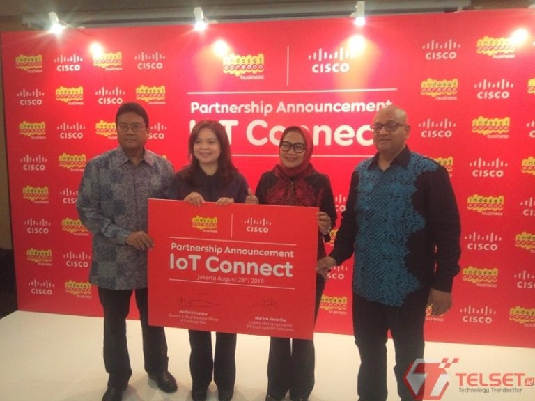 Indosat Ooredoo Dapuk Cisco Jadi Mitra Layanan IoT