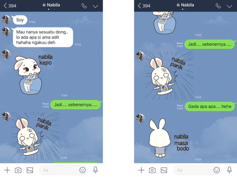 Keren! Ada Stiker Nama-nama Populer di LINE