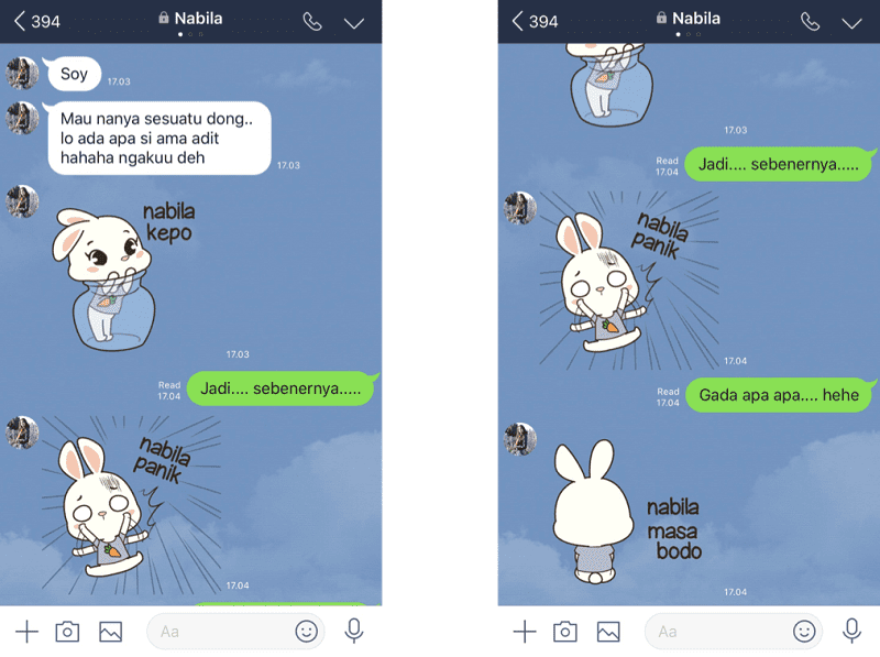Stiker LINE1