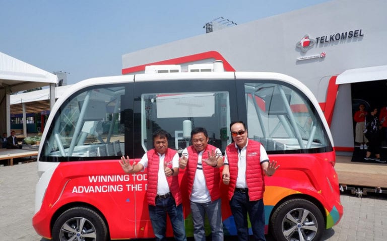 Telkomsel Pamer 5G dan Mobil Otonom di Asian Games