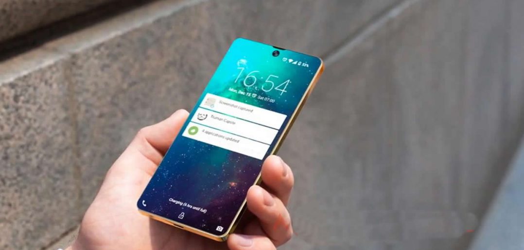 Samsung Galaxy S11 Kamera dalam layar