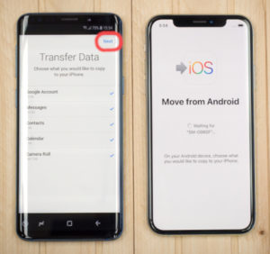 cara memindahkan data Android ke iPhone
