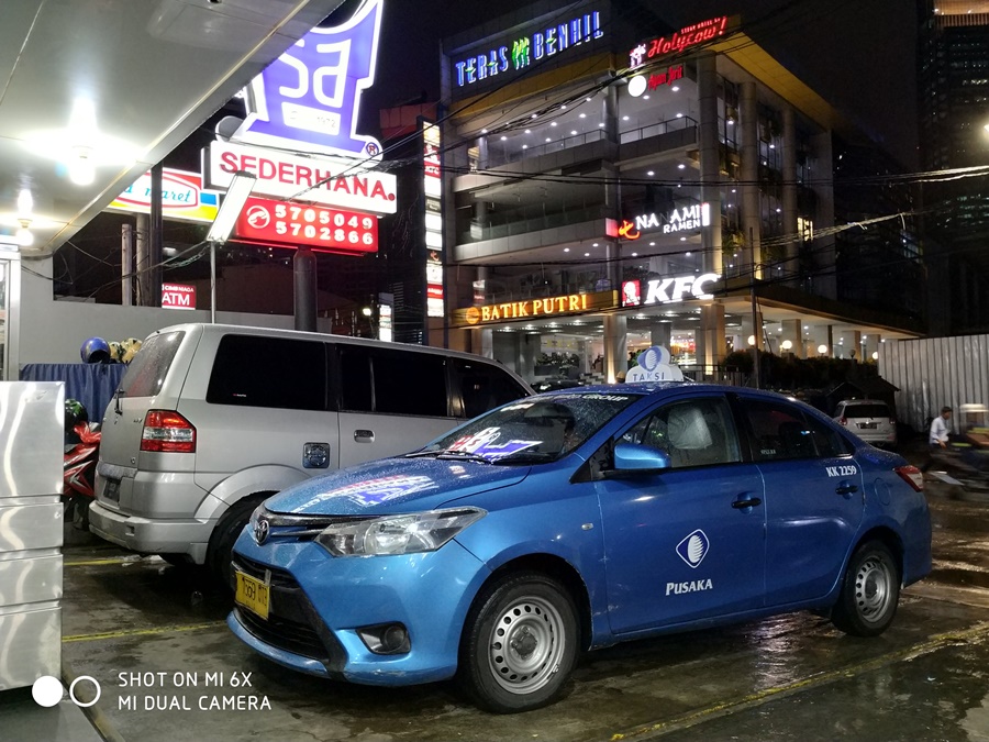 hasil foto outdoor low light Xiaomi Mi 6X