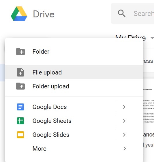 google drive - cara mengirim file besar lewat email