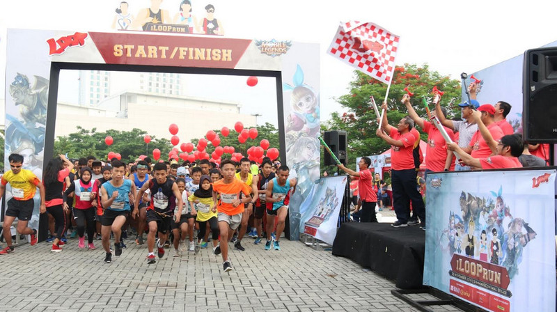 Telkomsel I LOOP Run di Bekasi