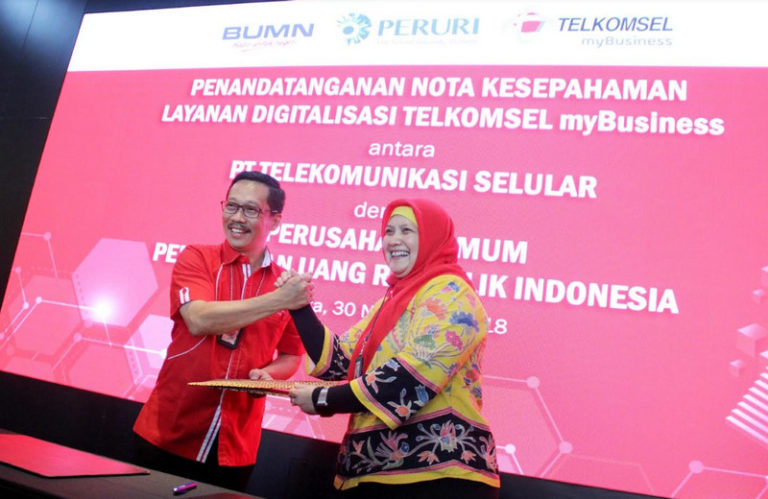 Perum Peruri Gunakan Solusi Digital Telkomsel