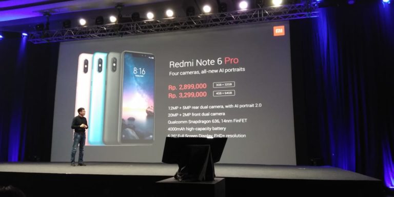 Xiaomi Redmi Note 6 Pro Masuk Indonesia, Bawa 4 Kamera
