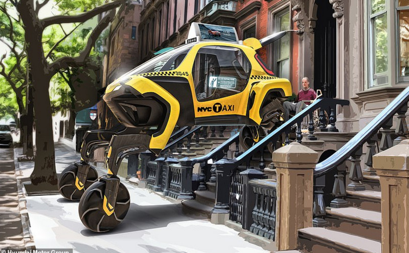 Hyundai Elevate mobil robot Transformers