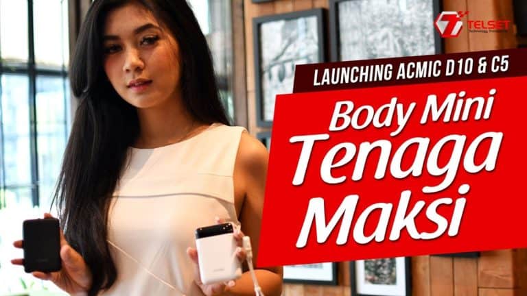 ACMIC D10 & C5 : Powerbank Bodi mini Tenaga Maksi