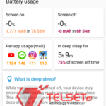 Screenshot Penggunaan Baterai