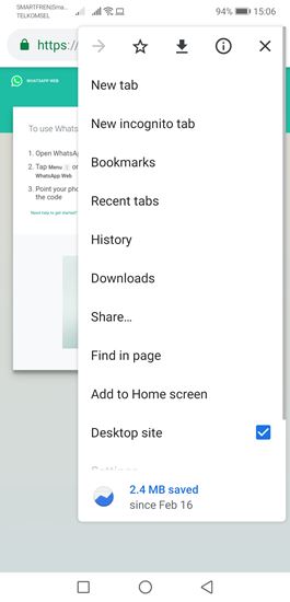 setting WA web terbaru 2022