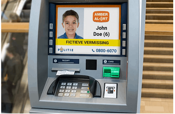 Unik! ATM di Belanda Tampilkan Informasi Anak Hilang