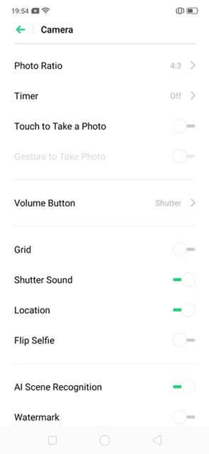 Full Screen oppo reno