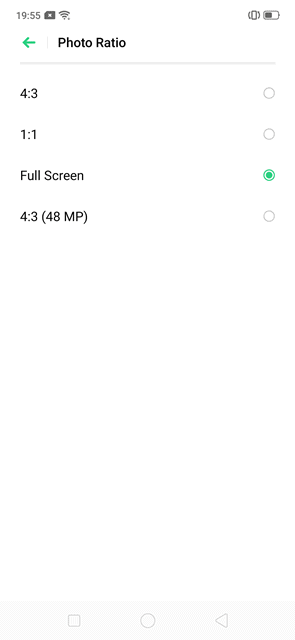 Full Screen oppo reno