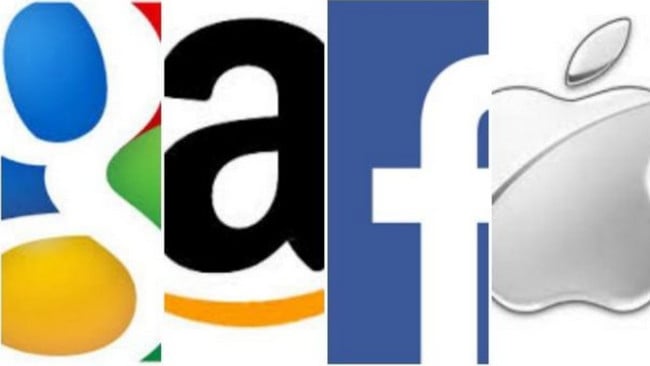 Google, Facebook, Amazon, Apple