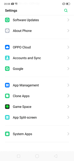 layar ganda oppo reno