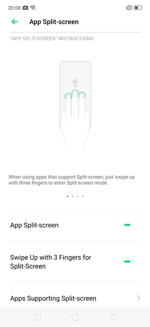 layar ganda oppo reno