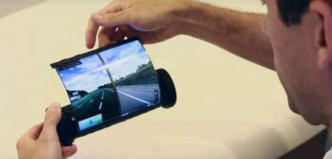 Smartphone gulung Smartphone gulung