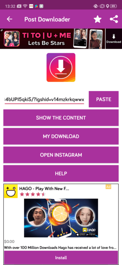 Download video Instagram